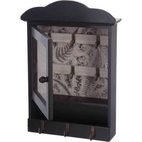 Scatola per chiavi Beau Manoir 28x18cm - Noir/ beige - Atmosphera créateur d'intérieur