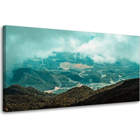 Leinwanddruck Naturlandschaft Hochland 80x40 cm