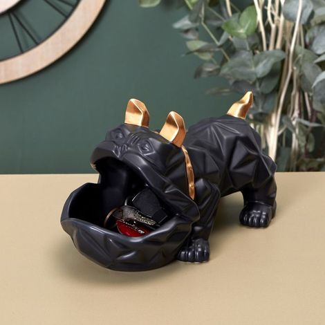 Sculpture - HOME DECO FACTORY - Bulldog - Vide Poche - Multicolore (1/5)