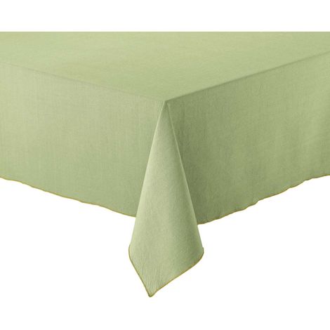 VIVARAISE - Nappe domestique Winkler Grace en coton recyclé 100%, couleur beige, 180 x 350 cm (1/3)