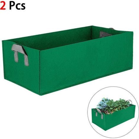 2 Non-Woven Felt Grow Bags (French Warehouse Stock)