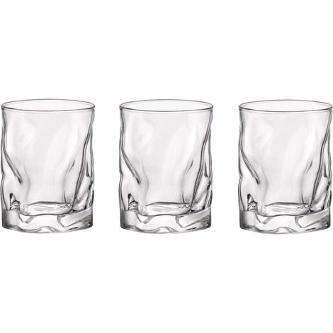 Set 3 Bicchieri Liquore in Vetro Trasparente Sorgente 7 cl Bormioli Rocco (1/2)