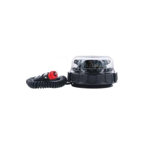 Gyrophare LED rotatif double flash cabochon transparent (1/3)
