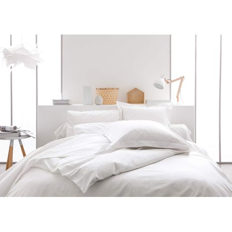 Housse de Couette Coton Bronze 200 x 140 cm (1/4)