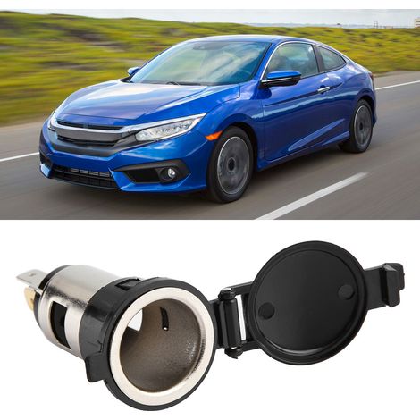 Allume-cigare 12V 24V pour Voiture Moto, Prise Étanche avec Couvercle de Protection (1/5)