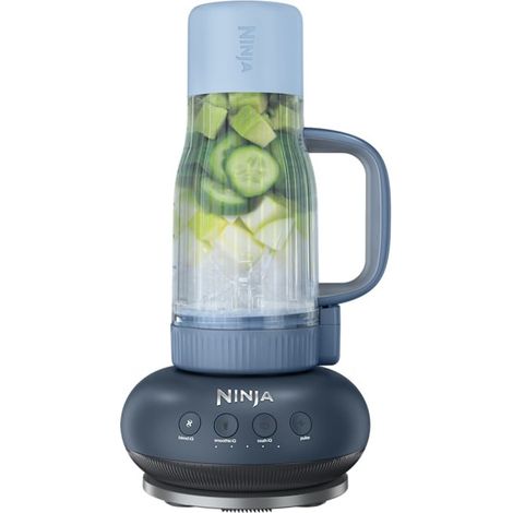 Blender - NINJA - BlendBoss DB351EUCY - 1200 W - 3 Programme - Becher 760 ml mit Griff - Ohne BPA - Nachtblau (1/5)
