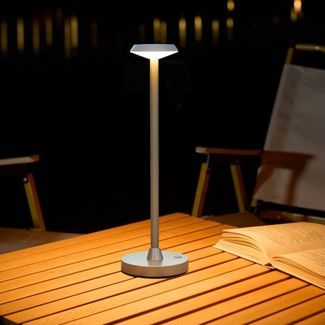Goldene Touch-Tischlampe LED dimmbar minimalistisches Design IP44 - Rico