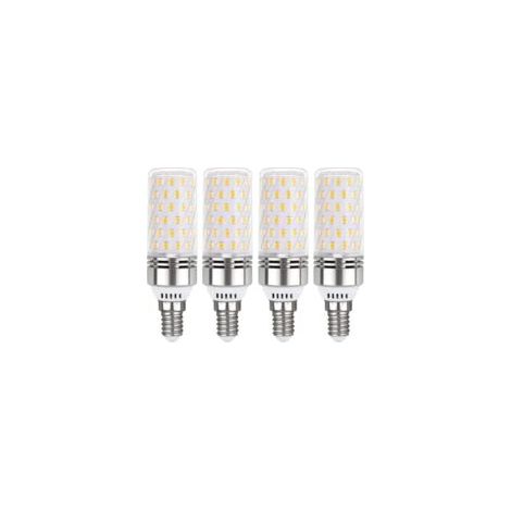 Bombilla LED E14 de 20 W, blanco neutro 6500 K, 1450 lm, equivalente a una bombilla halógena E14 de 100 W, ángulo de haz de 360°, 220 V CA, bombilla LED E14 - Crezuo (1/4)