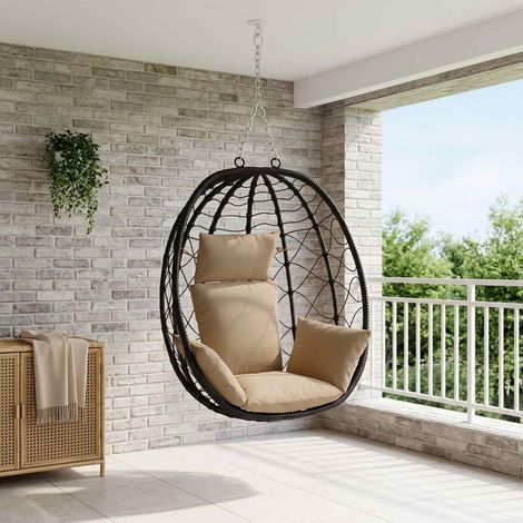 vidaXL Cojín Adirondack PUTTEN 100% Poliéster Topo 60 x 145 x 10 cm (1/5)