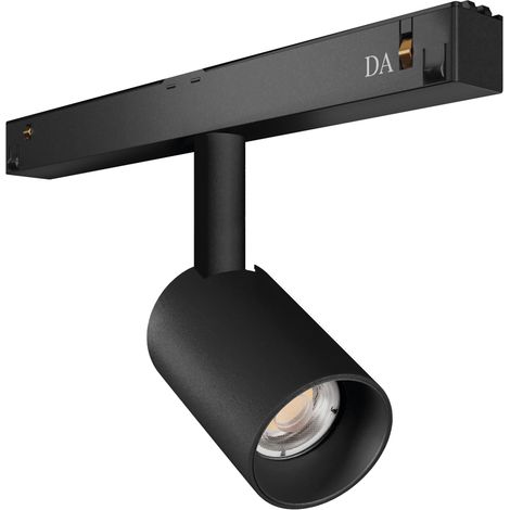 Proyector carril 48V tilt CRETE1 LED COB 6.60W 668lm CRI90 3000K 35º Negro