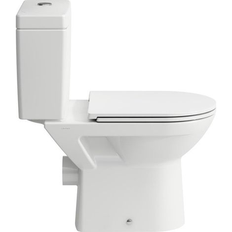 Combinaison WC au sol LAUFEN PRO à fond creux, sortie horizontale 6 litres Manhattan LAUFEN