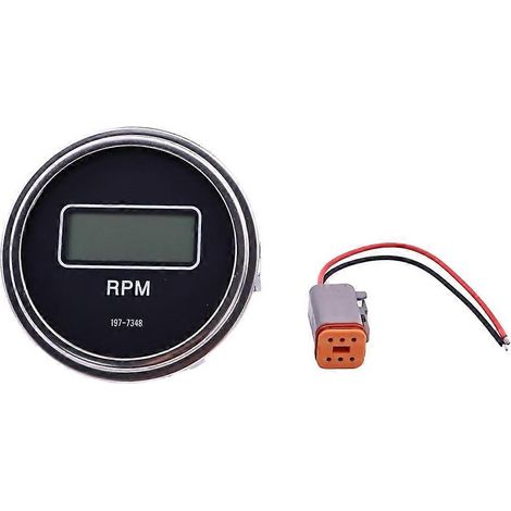 Tacómetro digital de RPM 197-7348 1977348 CA1977348 para Caterpillar Cat 3114 3116 3126 3126B 3176B 3176C 3196 3208 3304 (1/5)