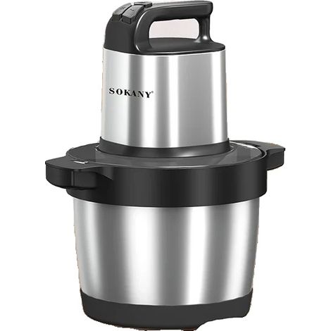 Hachoir à viande, 3 vitesses, construction en acier inoxydable, hachoir à viande, prise EU (220V) (1/2)