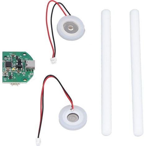 Module d'atomisation à double pulvérisation avec interrupteur de contrôle, 740 trous, atomiseur microporeux de 5 μm pour humidificateur USB 5 V (1/5)