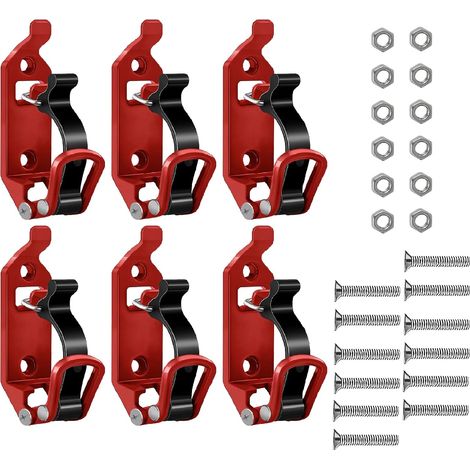 6 Pieces Excavator Brackets for Roof Racks, Excavator Brackets for Roof Racks, Excavator Brackets for Roof Racks, Metal and Rubber Excavator Mounting Brackets for Truck Accessories
