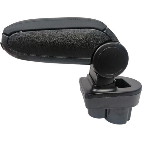 Accoudoir boîte de rangement pour Skoda Rapid 2012+ avec revêtement en cuir noir