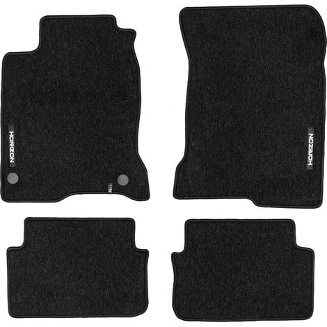 Tapis de Sol de Voiture pour Renault Laguna III 2007-2015 Velours Noir 4Pcs (1/5)