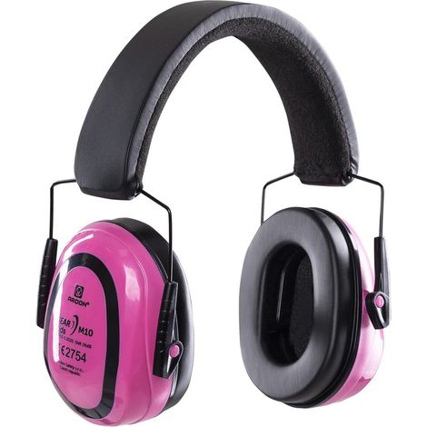 Auriculares protectores con cancelación de ruido Ardon® 4Ear M10 para niños, color rosa.