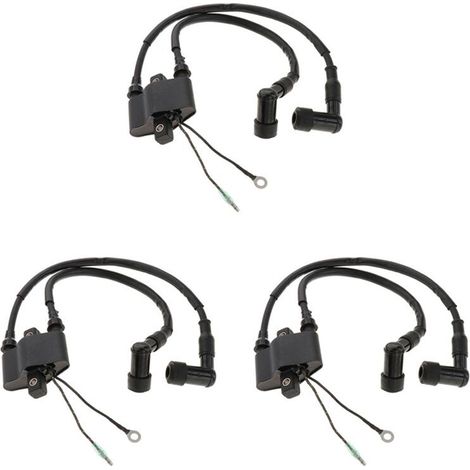 I ricambi 3G2-06040-4 803706A1 3G2-06040 3G2060404 sono adatti per 3 bobine di accensione per motori fuoribordo, applicabili a motori fuoribordo da 9,9, 15 e 18 cavalli.