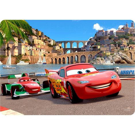 Set de table - Disney - Cars en pleine course- 42x30 cm (1/3)