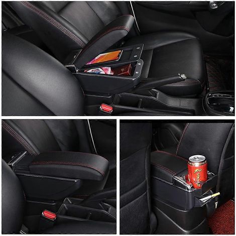Accoudoir de voiture pour Renault Duster, boîte de rangement adaptable, accessoires auto, rétractable, double couche (1/4)