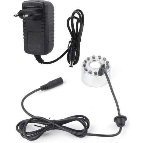 LED coloré Aquarium Reptile réservoir brumisateur éclairage humidificateur atomiseur (prise ue 100-240 V) (1/5)