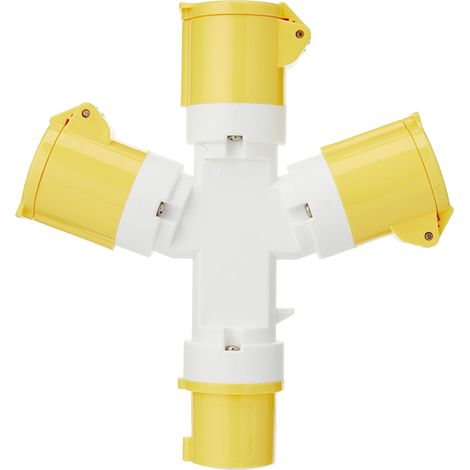 SITE 16 AMP 110V 3-WAY ADAPTOR (1/3)