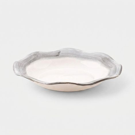 Centre de table rond en céramique fini à la main Bali (1/2)