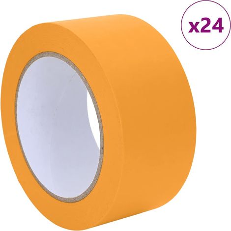 Rubans de masquage pour peintre 24 pcs Jaune 50 mm x 50 m CFW676309 (1/5)