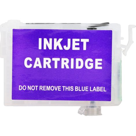 Cartouche d'encre PP rechargeable noire et blanche pour impression couleur, remplacement pour Stylus T25 TX125 TX135 Noir (T1351) (1/5)