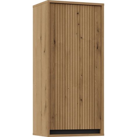 AX LIVING Hängeschrank Bodrum Wandschrank 1 Tür 46 cm Eiche Evoke