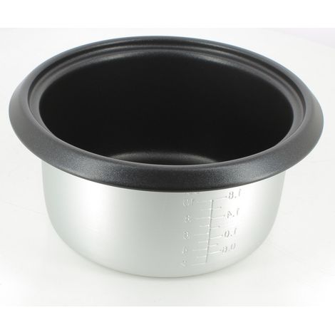 Cuve pour cuiseur vapeur SEB – 10 bols jusqu'à 900g de riz – Graduée – Revêtement anti-adhésif – Compatible avec modèles TEFAL et SEB