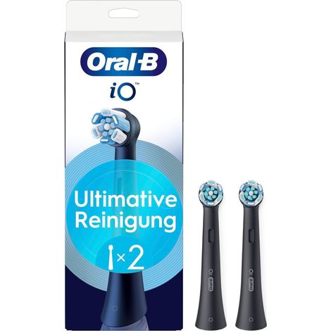 Oral-B iO Ultimative Reinigung 2er, Black Aufsteckbürsten
