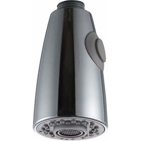 Deux Fonctions Robinet Cuisine Remplacement Extractible pour Douchette Evier Cuisine tête de pulvérisation en chrome 1/2" L'interface