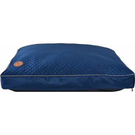 MIA marineblaues Steppkissen, Größe M – 70 x 60 x 8 cm (1/5)
