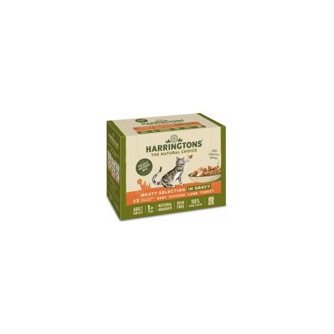 Harringtons Cat Meat Chunks in Gravy 12pk - 85g - 762003