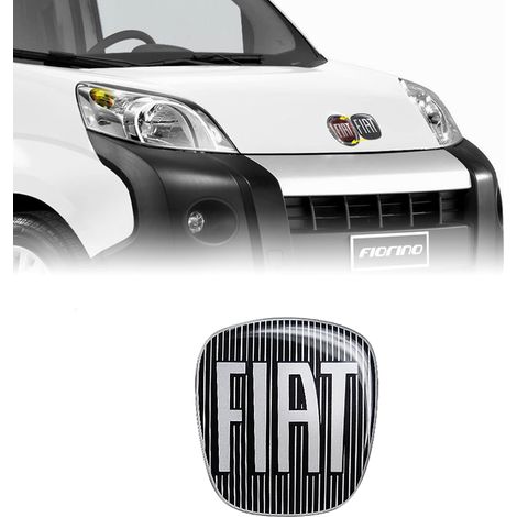 Adesivo Fiat 3D Ricambio Logo per Fiorino - Confezione: SINGOLO - Colore: NERO