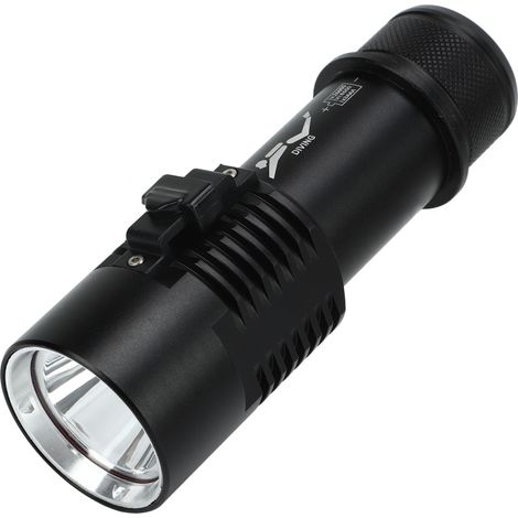 IPX8 wasserdichte Taucherlampe, 1500 Lumen warmweiße/gelbe Unterwasserlampe, ideal für Abenteuer-Camping. (1/4)