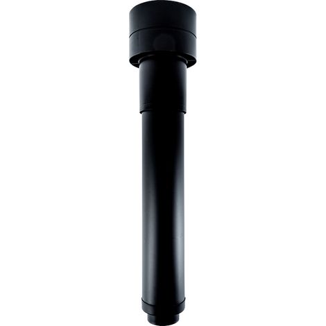Wolf CWL Excellent conduit de toit 2575802 DN 160, 1159 mm, isolé thermiquement, noir (1/2)