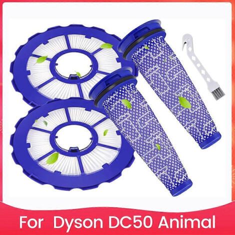 Filtres de rechange pour aspirateur DC50 Animal Multi Floor Complete : remplace les pi��ces 965081-01 et 965080-01