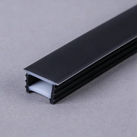 Profil Silicone LED 3m Flexible, Canalisateur Diffuseur Ruban LED 12×12mm, Étanchable Cache Ruban LED avec Embouts et Clips de Fixation, Lumière Néon Uniforme pour Panneaux Acoustiques (1/5)