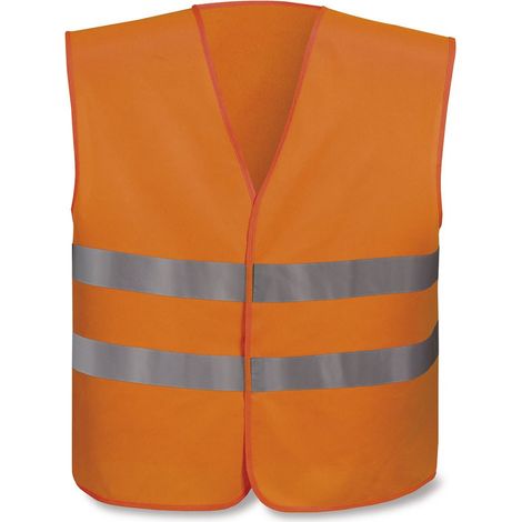 Chaleco de alta visibilidad av prime source naranja fluor talla s