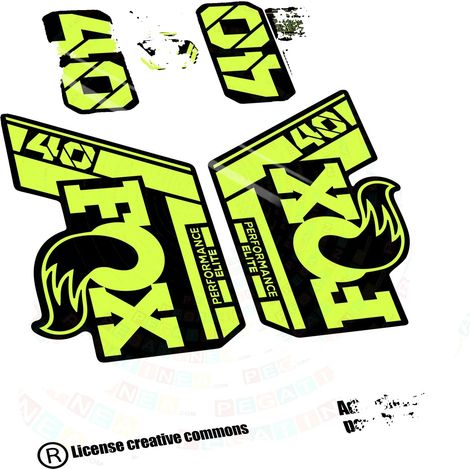 Autocollants, Couleurs Personnalisables, Vinyle Durable, Fluorescent Jaune (1/2)