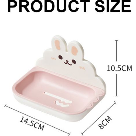 1 porte-savon avec évacuation, drainage efficace, séchage rapide, design compact, adapté salle de bain (1/5)