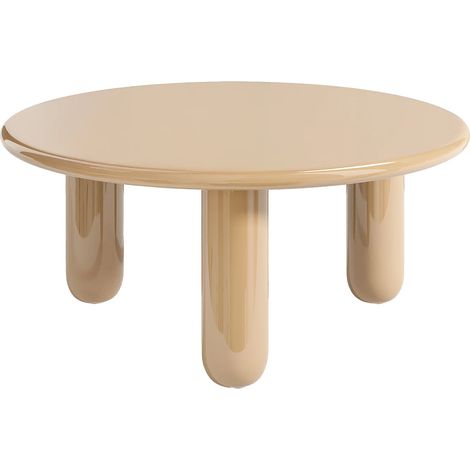 Tavolino in MDF Beige laccato - BENESA (1/4)