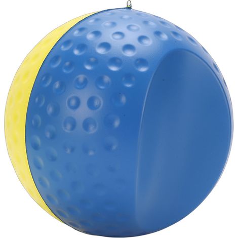 Balle d'entraînement de swing bicolore en mousse PU avec cordon pour corriger la posture - Taille L (1/5)