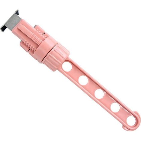 Cintre de fenêtre d'intérieur portable, 1 pièce, couleur rose (1/5)