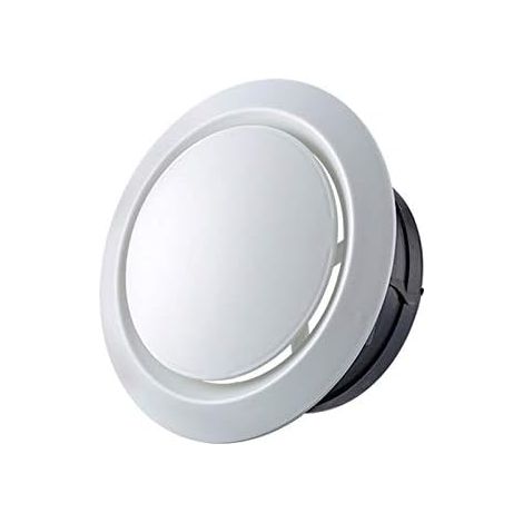 Disc Ventilation Grille Disc Type Adjustable Round Air Vent Cover Outlet Vent Cover White Flange 75-200MM (1/5)