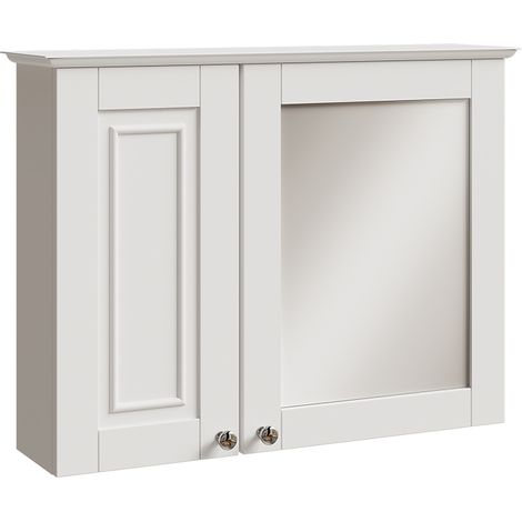 Badspiegelschrank Vanity, Weiß, 68 x 51 cm, Vicco