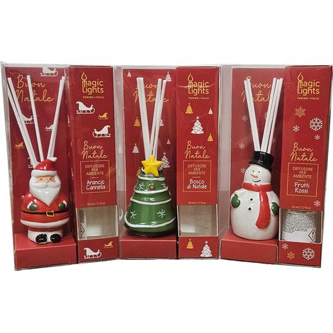 2 Weihnachts-Duftspender Mikado 50ml Passende Designs